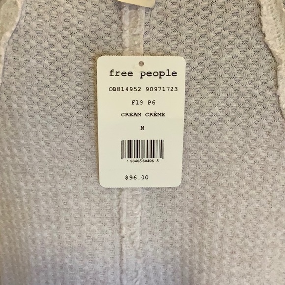 BNWT Free People // Laguna Waffle Long Sleeve - Picture 4 of 10